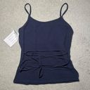 Brandy Melville NWT  Victoria Tank Navy Blue Photo 3