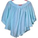 Free The Roses  Boho Off The Shoulder Bat Wing Top Size S/M Photo 0