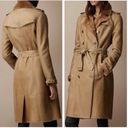 Burberry  Suede Lambskin Shearling Lined Trench Coat Photo 2