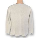 Coldwater Creek Vintage  Sweater Cream Dolman Sleeve Crewneck Knit Pullover Photo 2