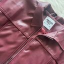 Princess Polly Burgundy Bomber Jacket Photo 2