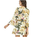 Maaji NEW  Floral Kafton Swimsuit Coverup 3/4 Flare Sleeve Yellow Womens Medium Photo 1