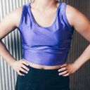 Vintage crop tank top Purple Photo 0