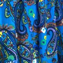 LuLaRoe  Lucy Blue Paisley Print Maxi Skirt NWT Photo 3