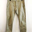 Ba&sh  Pants The Csally Jeans in Kaki Light Army Green Sz US4 Sz 4 GUC Photo 0