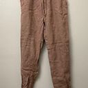 Cynthia Rowley  100% Linen Brown/Tan Lounge Drawstring Joggers Size Medium Photo 0