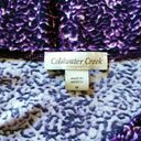 Coldwater Creek  | Purple Cowl Neck Stretchy Tank M Photo 2