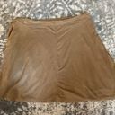 Full Tilt Faux Khaki Suede Wrap Skirt Photo 3