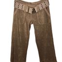 Juicy Couture RARE  Cargo Terry Capri Pants Brown Petite NWT Y2K 2007 Collection Photo 0