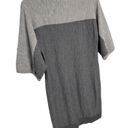 Talbots  Merino Wool Sweater Womens Color Block Sweater Dress Gray Petite S Photo 3