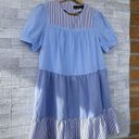 Tuckernuck  Pomander Place Quinn Dress Tier Mini Swing Serenity Blue size small Photo 1