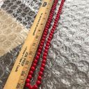 Monet Vintage  Hand Knotted Genuine Glass Beads Necklace Photo 2
