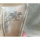 Steve Madden  High Feelya Heel Shoe Size 7 M Tan Ankle Strap 4” Stiletto Back Zip Photo 8