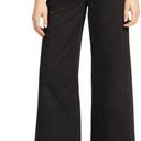 Everlane  Women's The Lightweight Wide Leg Crop Stretch Cotton Pants in Black 6 Photo 0