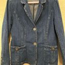 St. John’s Bay  2Button Denim Blazer/Jacket Photo 1