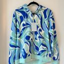 Hill House  The Allie Zip-Up Fleece Jacket in Ocean Kaleidoscope Size M NWT Photo 0