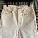 RE/DONE Orginals 90s High Rise Ankle Crop In Cream - Vintage White Photo 1