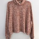 Universal Threads New  Turtleneck Sweater Soft Knit Pullover Marled Brown Photo 1