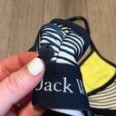 Jack Wills  Crop Bikini Top Navy and White Stripe Ladies Size 4 Photo 2