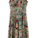 Grace Karin  Mint Green Floral Vintage Style Retro Pinup MIDI Dress Photo 0