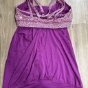 Lululemon  Nouveau Limits Tank Miss Mosaic Peach Fuzz Regal Plum Size 8 Photo 0