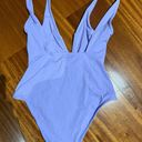 L Space  Coco Classic Purple One Piece Bathing Suit Photo 3