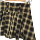 Hot Topic New  Skirt Womens S Plaid Pleated Mini Snap Front Academia Black Photo 7