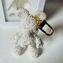 BaubleBar New Disney X  Mickey Mouse Bag Backpack Charm Keychain Ivory Pearl NIB﻿ Photo 0