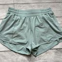 Lululemon  Hotty Hot Short II Long 4" Hazy Jade Women Size 6 Photo 0