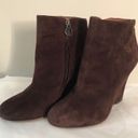 Sam Edelman Wilma Brown Suede Ankle Booties Photo 10