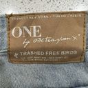 One Teaspoon  Trashed Free Birds Destroyed Baggy Jeans Distressed  Womens Size 24 Photo 4