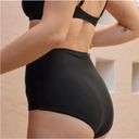 Aerie Size L High Waisted Bikini Bottom In Black Real Good Lined Retro NEW Photo 1