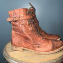 All Saints Leather Combat Boots Photo 0