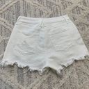 Good American High Waist Distressed Raw Hem Shorts NWT Sz 8/29 Photo 5