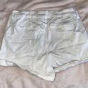 Aeropostale White High Rise Midi Shorts Photo 1