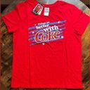 Coca-Cola  womens graphic tee. Coke brand by Freeze New York. Size: L Photo 0