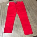 Calvin Klein Jeans  power stretch Skinny Crop Red denim NWT Photo 0