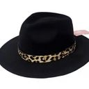 Juicy Couture  Fedora Hat with Leopard Trim Photo 0