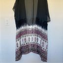 Lane Bryant NWT  One Size Chiffon Moroccan Print Oversized Coverup Kimono Photo 5