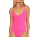 Trina Turk 💕💕 Monaco Convertible One Piece Swimsuit ~ Pitaya Pink 4 NWT Photo 0