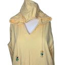 Artisan XXL  Hooded Spring Summer Yellow Hoodie Top Lightweight Photo 1