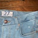 We The Free Free People  acid wash dipped size 27 high rise mom jeans Photo 2