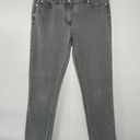 J. McLaughlin  Grey Stretch Skinny Denim Jeans Photo 0