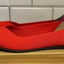 Rothy's  Red Points Size 8.5 US Ballet Point Toe Womens Shoes Flats Knit Vegan Photo 1