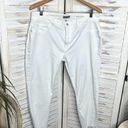 DL1961  Women's Florence Cropped Mid Rise Instasculpt Skinny Denim Jeans White 32 Photo 2