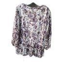 Dress Barn  size XL oversized pleated paisley feminine top Photo 1