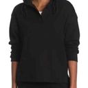 RDI  Waffle Knit Hoodie Pullover Top Black Women’s Size Small NWOT Photo 0