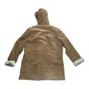 Bernardo A  womens xl  fashions company brown leather Sherpa lined hooded jacket Photo 1