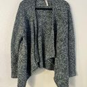 Rebecca Taylor  Wool Alpaca Blend Open Front Chunky Cardigan Neutral Grey Cozy L Photo 0