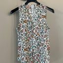 Rachel Zoe button front floral tank Photo 0